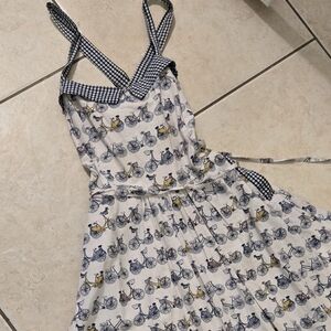Bicycle Print Dress